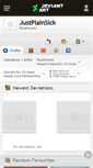 Mobile Screenshot of justplainsick.deviantart.com
