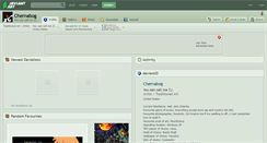 Desktop Screenshot of chernabog.deviantart.com