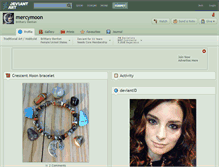 Tablet Screenshot of mercymoon.deviantart.com