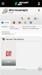 Mobile Screenshot of dire-museraplz.deviantart.com