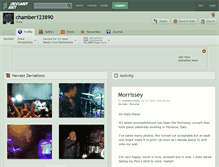 Tablet Screenshot of chamber123890.deviantart.com