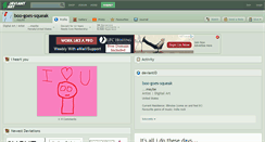 Desktop Screenshot of boo-goes-squeak.deviantart.com