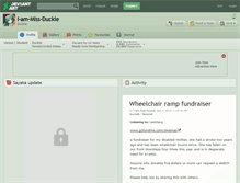 Tablet Screenshot of i-am-miss-duckie.deviantart.com