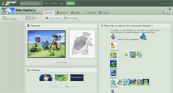 Desktop Screenshot of poke-starters.deviantart.com