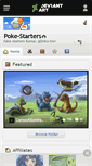 Mobile Screenshot of poke-starters.deviantart.com