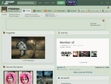 Tablet Screenshot of mistakeps.deviantart.com