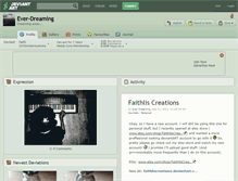 Tablet Screenshot of ever-dreaming.deviantart.com