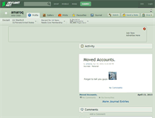 Tablet Screenshot of amaroq.deviantart.com