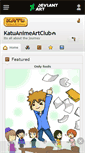 Mobile Screenshot of katuanimeartclub.deviantart.com