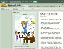Tablet Screenshot of katuanimeartclub.deviantart.com
