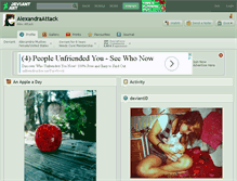 Tablet Screenshot of alexandraattack.deviantart.com