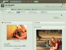 Tablet Screenshot of life-wanderer.deviantart.com