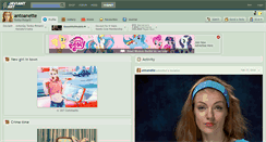 Desktop Screenshot of antoanette.deviantart.com