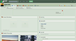 Desktop Screenshot of ouka-wolf.deviantart.com