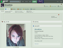 Tablet Screenshot of minouminou.deviantart.com