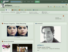 Tablet Screenshot of phillipecw.deviantart.com
