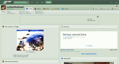 Desktop Screenshot of justlikedraqksaid.deviantart.com