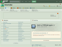 Tablet Screenshot of misterindian.deviantart.com