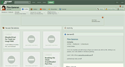 Desktop Screenshot of fire-gemron.deviantart.com
