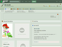 Tablet Screenshot of mu-se-plz.deviantart.com