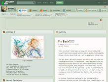 Tablet Screenshot of amaott.deviantart.com
