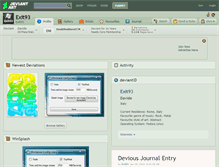 Tablet Screenshot of exit93.deviantart.com