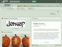 Tablet Screenshot of drgrantz.deviantart.com