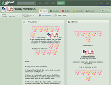 Tablet Screenshot of fantasy-vampires.deviantart.com