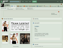 Tablet Screenshot of lexipro.deviantart.com