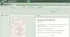 Desktop Screenshot of lightsonic11.deviantart.com