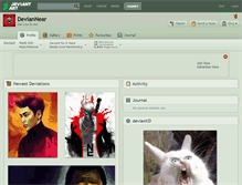 Tablet Screenshot of deviannear.deviantart.com