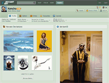 Tablet Screenshot of kencho.deviantart.com