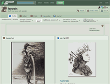 Tablet Screenshot of faeorain.deviantart.com