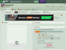 Tablet Screenshot of miharaemiko.deviantart.com