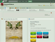 Tablet Screenshot of empressofsakura.deviantart.com
