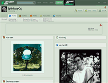 Tablet Screenshot of bylinkovycaj.deviantart.com
