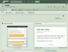 Tablet Screenshot of fratrip.deviantart.com
