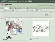 Tablet Screenshot of lenxbanana02.deviantart.com