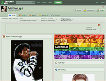 Tablet Screenshot of faithstarlight.deviantart.com