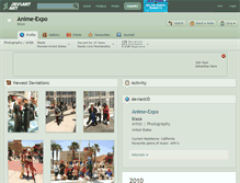 Tablet Screenshot of anime-expo.deviantart.com