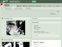 Tablet Screenshot of gurima.deviantart.com