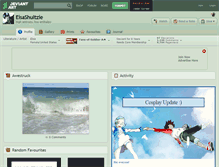 Tablet Screenshot of eisashultzie.deviantart.com