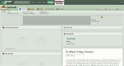 Desktop Screenshot of ceridwyth.deviantart.com