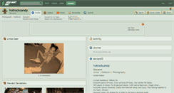 Desktop Screenshot of hotrockcandy.deviantart.com