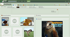 Desktop Screenshot of furryfalconer.deviantart.com