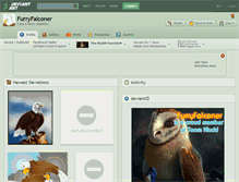 Tablet Screenshot of furryfalconer.deviantart.com