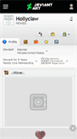 Mobile Screenshot of hollyclaw.deviantart.com