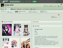 Tablet Screenshot of omega-jester.deviantart.com