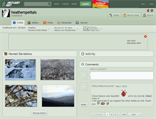 Tablet Screenshot of heatherspettals.deviantart.com