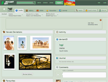 Tablet Screenshot of hggi.deviantart.com